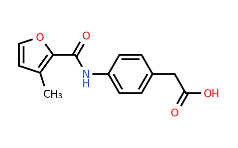 CAS 332129-63-2 | 2-(4-(3-Methylfuran-2-carboxamido)phenyl)acetic acid
