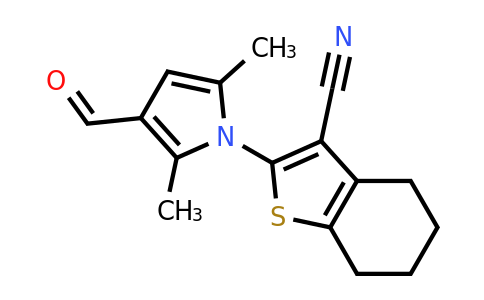 CAS 332146-11-9 | 2-(3-Formyl-2,5-dimethyl-1H-pyrrol-1-yl)-4,5,6,7-tetrahydrobenzo[b]thiophene-3-carbonitrile