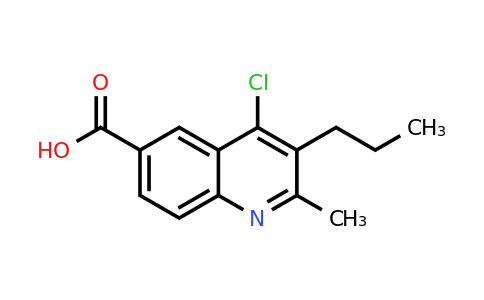 CAS 332150-03-5 | 4-Chloro-2-methyl-3-propylquinoline-6-carboxylic acid