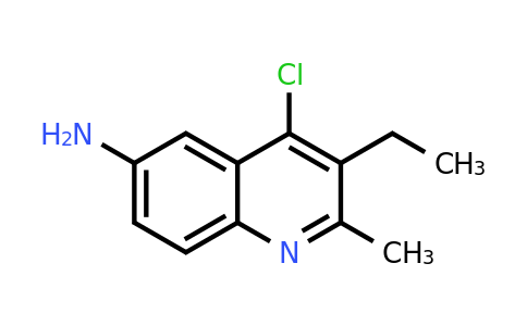 CAS 332150-06-8 | 4-Chloro-3-ethyl-2-methylquinolin-6-amine