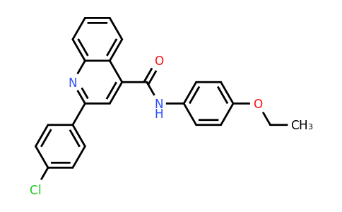 CAS 332156-93-1 | 2-(4-Chlorophenyl)-N-(4-ethoxyphenyl)quinoline-4-carboxamide