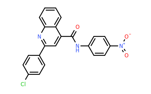 CAS 332157-08-1 | 2-(4-Chlorophenyl)-N-(4-nitrophenyl)quinoline-4-carboxamide