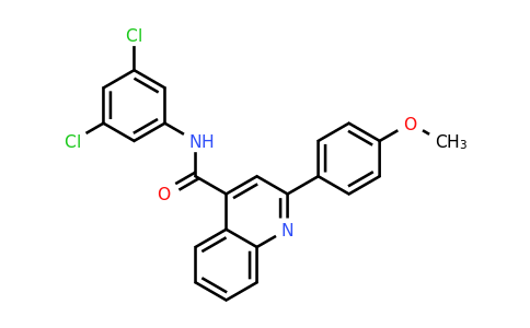 CAS 332157-16-1 | N-(3,5-Dichlorophenyl)-2-(4-methoxyphenyl)quinoline-4-carboxamide