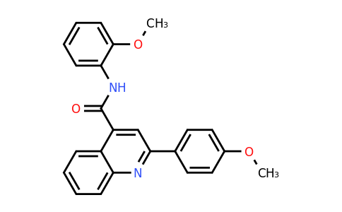 CAS 332157-18-3 | N-(2-Methoxyphenyl)-2-(4-methoxyphenyl)quinoline-4-carboxamide
