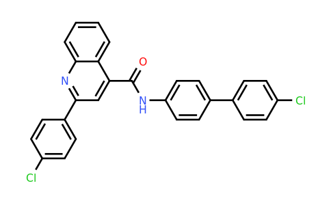 CAS 332157-22-9 | N-(4'-Chloro-[1,1'-biphenyl]-4-yl)-2-(4-chlorophenyl)quinoline-4-carboxamide