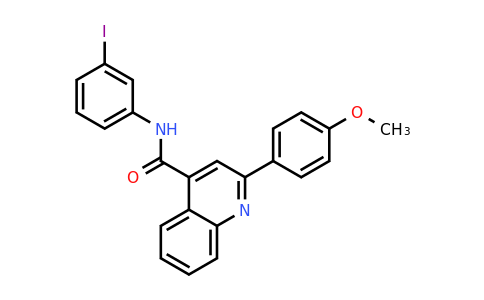 CAS 332157-41-2 | N-(3-Iodophenyl)-2-(4-methoxyphenyl)quinoline-4-carboxamide