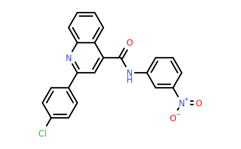 CAS 332157-42-3 | 2-(4-Chlorophenyl)-N-(3-nitrophenyl)quinoline-4-carboxamide