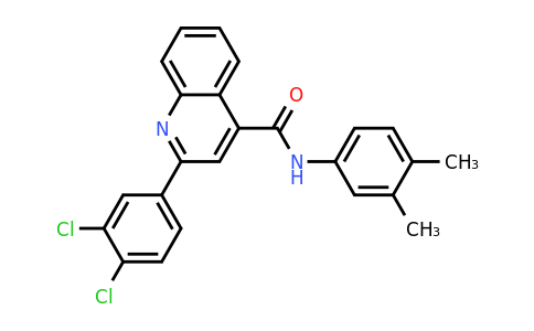 CAS 332157-46-7 | 2-(3,4-Dichlorophenyl)-N-(3,4-dimethylphenyl)quinoline-4-carboxamide