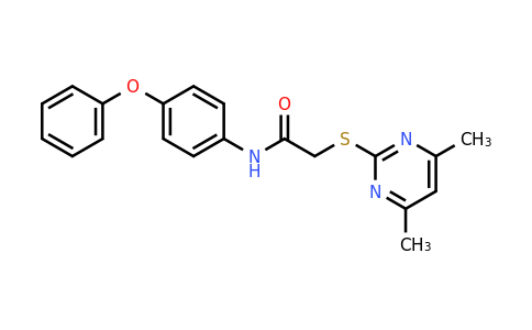 CAS 332162-28-4 | 2-((4,6-Dimethylpyrimidin-2-yl)thio)-N-(4-phenoxyphenyl)acetamide