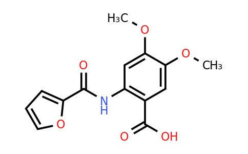 CAS 332163-04-9 | 2-(furan-2-amido)-4,5-dimethoxybenzoic acid