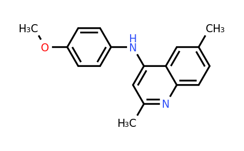 CAS 332165-38-5 | N-(4-Methoxyphenyl)-2,6-dimethylquinolin-4-amine