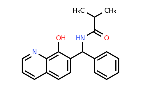 CAS 332173-87-2 | N-((8-Hydroxyquinolin-7-yl)(phenyl)methyl)isobutyramide