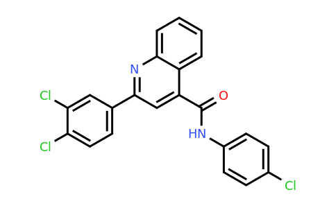 CAS 332175-87-8 | N-(4-Chlorophenyl)-2-(3,4-dichlorophenyl)quinoline-4-carboxamide