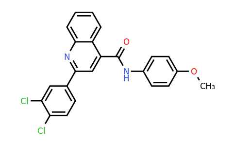 CAS 332175-88-9 | 2-(3,4-Dichlorophenyl)-N-(4-methoxyphenyl)quinoline-4-carboxamide
