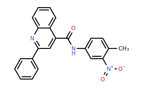 CAS 332176-38-2 | N-(4-Methyl-3-nitrophenyl)-2-phenylquinoline-4-carboxamide