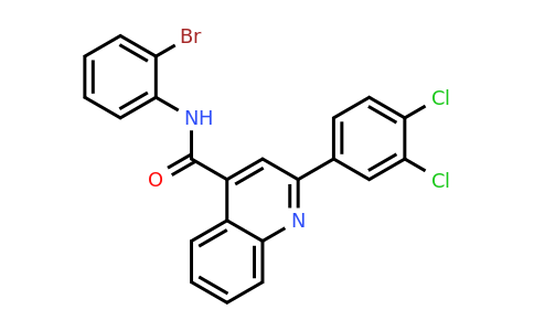CAS 332176-53-1 | N-(2-Bromophenyl)-2-(3,4-dichlorophenyl)quinoline-4-carboxamide