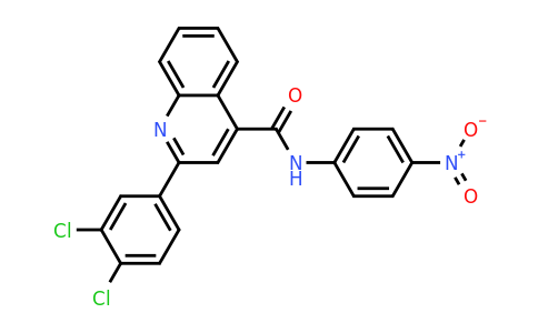 CAS 332176-56-4 | 2-(3,4-Dichlorophenyl)-N-(4-nitrophenyl)quinoline-4-carboxamide