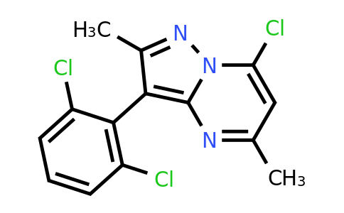 CAS 332179-73-4 | 7-chloro-3-(2,6-dichlorophenyl)-2,5-dimethylpyrazolo[1,5-a]pyrimidine