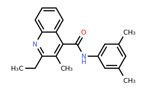 CAS 332358-70-0 | N-(3,5-Dimethylphenyl)-2-ethyl-3-methylquinoline-4-carboxamide
