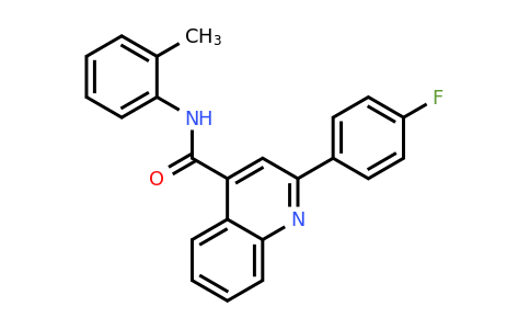 2-(4-Fluorophenyl)-N-(o-tolyl)quinoline-4-carboxamide