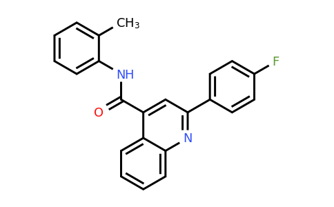 CAS 332358-77-7 | 2-(4-Fluorophenyl)-N-(o-tolyl)quinoline-4-carboxamide