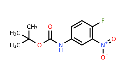 CAS 332370-72-6 | Tert-butyl 4-fluoro-3-nitrophenylcarbamate