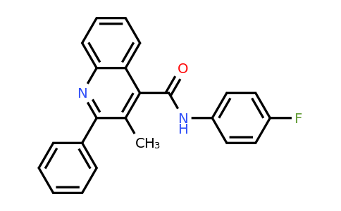 CAS 332372-26-6 | N-(4-Fluorophenyl)-3-methyl-2-phenylquinoline-4-carboxamide