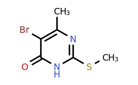CAS 33238-63-0 | 5-Bromo-6-methyl-2-(methylthio)pyrimidin-4(3H)-one