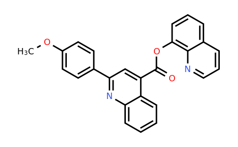 CAS 332381-08-5 | Quinolin-8-yl 2-(4-methoxyphenyl)quinoline-4-carboxylate