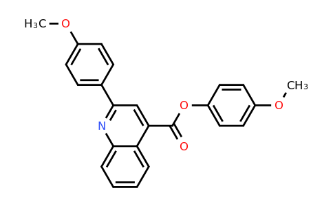 CAS 332381-10-9 | 4-Methoxyphenyl 2-(4-methoxyphenyl)quinoline-4-carboxylate