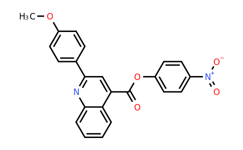 CAS 332381-20-1 | 4-Nitrophenyl 2-(4-methoxyphenyl)quinoline-4-carboxylate