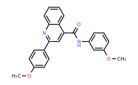 CAS 332381-50-7 | N-(3-Methoxyphenyl)-2-(4-methoxyphenyl)quinoline-4-carboxamide