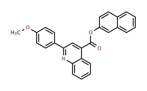 CAS 332381-51-8 | Naphthalen-2-yl 2-(4-methoxyphenyl)quinoline-4-carboxylate