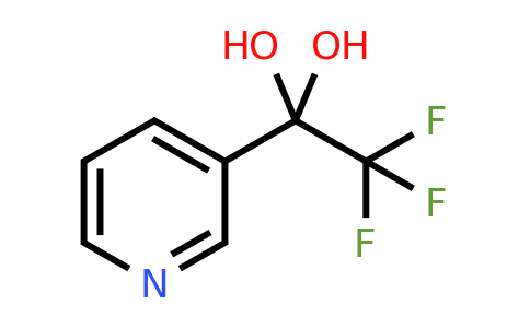 CAS 33284-19-4 | 2,2,2-Trifluoro-1-(pyridin-3-yl)ethane-1,1-diol