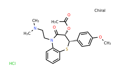 CAS 33286-22-5 | (2S,3S)-5-[2-(dimethylamino)ethyl]-2-(4-methoxyphenyl)-4-oxo-2,3,4,5-tetrahydro-1,5-benzothiazepin-3-yl acetate hydrochloride