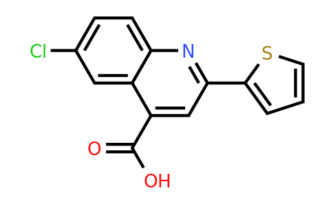 CAS 33289-51-9 | 6-Chloro-2-(thiophen-2-yl)quinoline-4-carboxylic acid