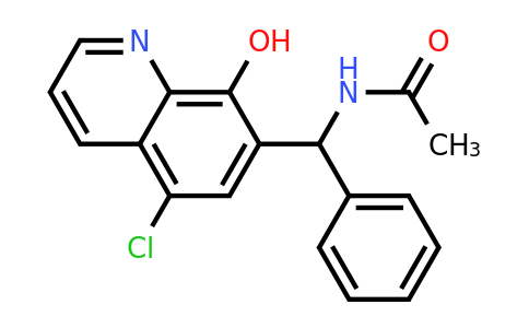 CAS 332939-46-5 | N-[(5-Chloro-8-hydroxyquinolin-7-yl)(phenyl)methyl]acetamide