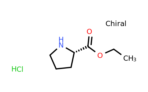 CAS 33305-75-8 | ethyl (2S)-pyrrolidine-2-carboxylate hydrochloride