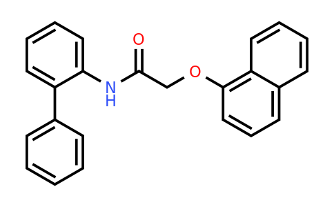 CAS 333341-35-8 | N-([1,1'-Biphenyl]-2-yl)-2-(naphthalen-1-yloxy)acetamide
