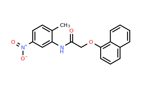 CAS 333341-60-9 | N-(2-Methyl-5-nitrophenyl)-2-(naphthalen-1-yloxy)acetamide