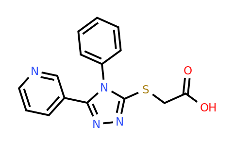 CAS 333418-51-2 | 2-{[4-phenyl-5-(pyridin-3-yl)-4H-1,2,4-triazol-3-yl]sulfanyl}acetic acid