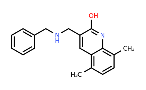 CAS 333419-40-2 | 3-((Benzylamino)methyl)-5,8-dimethylquinolin-2-ol