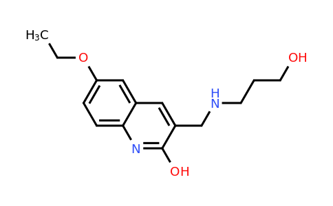 CAS 333419-45-7 | 6-Ethoxy-3-(((3-hydroxypropyl)amino)methyl)quinolin-2-ol