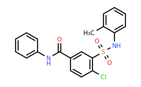 CAS 333431-41-7 | 4-Chloro-3-[(2-methylphenyl)sulfamoyl]-N-phenylbenzamide
