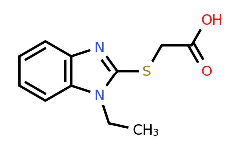 CAS 333435-51-1 | 2-[(1-ethyl-1H-1,3-benzodiazol-2-yl)sulfanyl]acetic acid