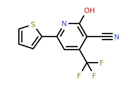 CAS 3335-45-3 | 2-Hydroxy-6-(thiophen-2-yl)-4-(trifluoromethyl)nicotinonitrile