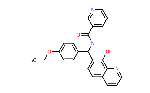 CAS 333750-13-3 | N-[(4-Ethoxyphenyl)(8-hydroxyquinolin-7-yl)methyl]pyridine-3-carboxamide