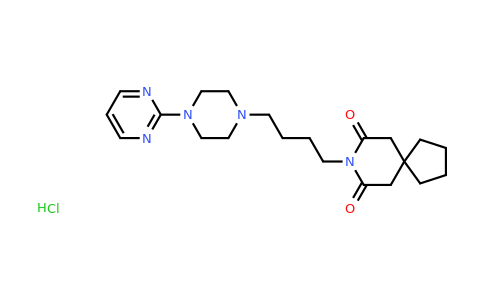 CAS 33386-08-2 | 8-{4-[4-(pyrimidin-2-yl)piperazin-1-yl]butyl}-8-azaspiro[4.5]decane-7,9-dione hydrochloride