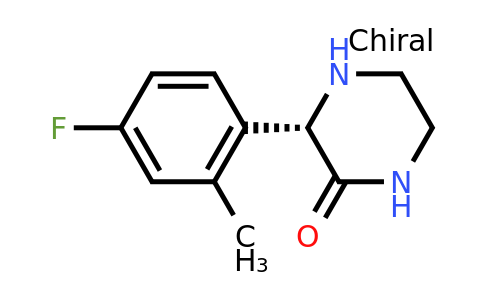 CAS 334477-18-8 | (3S)-3-(4-fluoro-2-methylphenyl)piperazin-2-one
