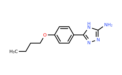 CAS 334504-44-8 | 5-(4-Butoxyphenyl)-4H-1,2,4-triazol-3-amine